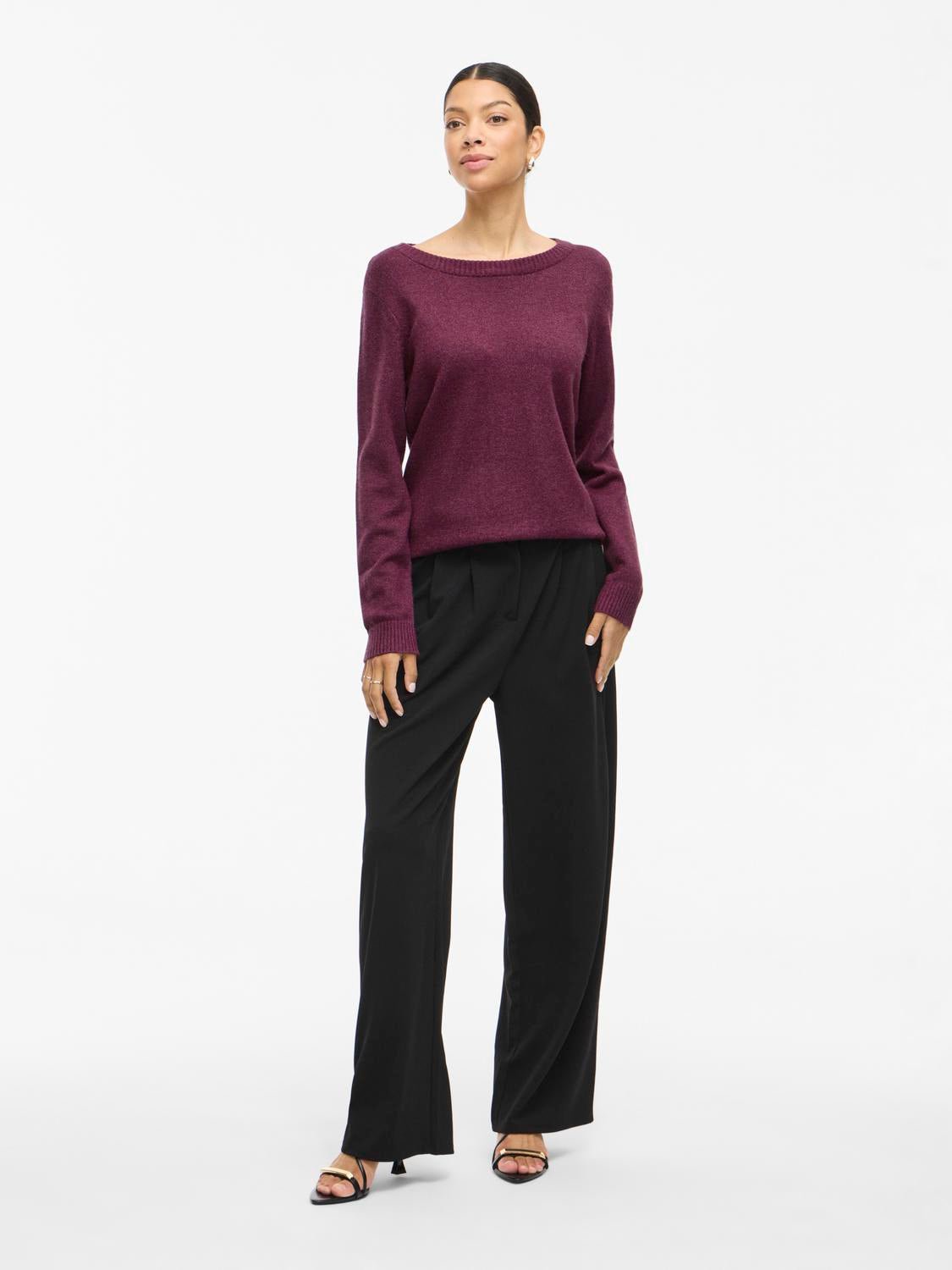 VIRIL Pullover - Fig - VERO MODA & VILA Bergvik
